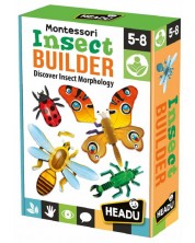 Εκπαιδευτικό παιχνίδι Headu Montessori - Κατασκευαστής εντόμων -1
