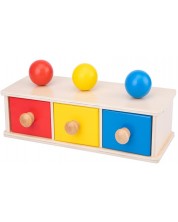 Εκπαιδευτικό σετ  Smart Baby - Κουτί με χρωματιστά συρτάρια και μπάλες