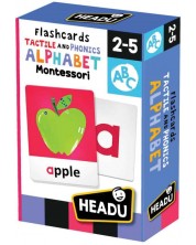Εκπαιδευτικές κάρτες flash Headu Montessori - Με απτικό και φωνητικό αλφάβητο
