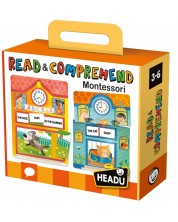 Εκπαιδευτικό παιχνίδι Montessori Headu - Διαβάστε και μάθετε