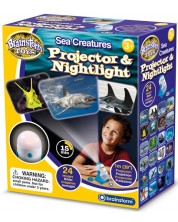 Εκπαιδευτικό παιχνίδι Brainstorm - Προβολέας και νυχτερινή λάμπα, ο θαλάσσιος κόσμος -1