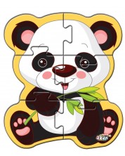 Εκπαιδευτικό παζλ ομιλίας  Jagu -Panda,6 κομμάτια  -1