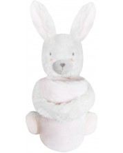 Κουβέρτα με παιχνίδι KikkaBoo - Rabbits in Love -1