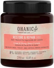 Ohanic Restore &Repair Μάσκα επανόρθωσης για ξηρά και ταλαιπωρημένα μαλλιά, 250 ml -1