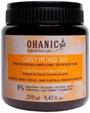 Ohanic Curly Method Επανορθωτική μάσκα για σγουρά μαλλιά, 250 ml