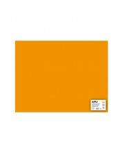 Χαρτόνι  APLI - Πορτοκαλί νέον, 50 х 65 cm