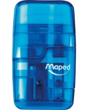 Ξύστρα με γόμα Maped Connect - Тransparent, μπλε