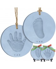 Αποτύπωμα χεριού και ποδιού μωρού KeaBabies - Για αγόρι -1