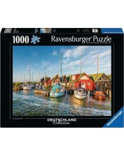 Παζλ Ravensburger 1000 κομμάτια - Το ρομαντικό λιμάνι του Άρενσοεκ -1