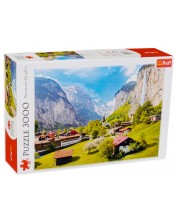 Παζλ Trefl 3000 κομμάτια - Ομορφιά στην Ελβετία