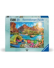 Παζλ Ravensburger 1500 κομμάτια - Κάμπινγκ Canyon -1
