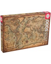 Παζλ Educa 3000 κομμάτια - Χάρτης του κόσμου -1