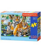 Παζλ Castorland από 120 κομμάτια - Τίγρης