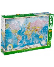 Παζλ Eurographics 2000 κομμάτια - Ο χάρτης του κόσμου -1