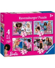 Παζλ Ravensburger 4 σε 1 - Barbie -1