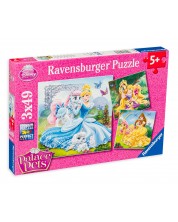 Παζλ Ravensburger 3 x 49 κομμάτια - Πριγκίπισσες και φιλίες  -1