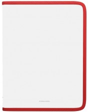 Φάκελος με φερμουάρ   Erich Krause - Matt Clear, A4+, κόκκινο