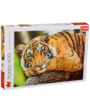 Παζλ Trefl 500 κομμάτια - Πορτρέτο τίγρης