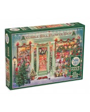 Παζλ Cobble Hill 1000 κομμάτια - Χριστουγεννιάτικο ανθοπωλείο -1