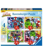 Παζλ Ravensburger 4 -σε -1: 12/16/20/24 κομμάτια -Ο Spidey και οι καταπληκτικοί φίλοι του