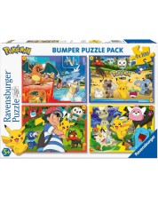 Παζλ  Ravensburger 4 x 100 κομμάτια  - Pokemon -1
