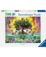 Παζλ Ravensburger 1500 κομμάτια - Ο μονόκερος της λίμνης και οι φίλοι του