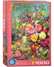 Παζλ Eurographics 1000 κομμάτια - Μπουκέτο λουλούδια -1