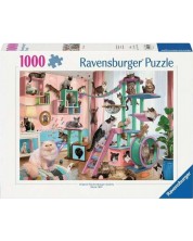 Παζλ Ravensburger 1000 κομμάτια - Το δέντρο της γάτας του παραδείσου