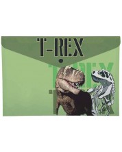 Φάκελος με κούμπωμα  Graffiti T-Rex - A4 -1