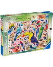 Παζλ Ravensburger από 1000 κομμάτια - Πουλιά