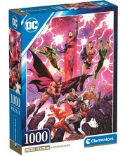 Παζλ Clementoni 1000 κομμάτια - Οι ήρωες της DC Comics -1