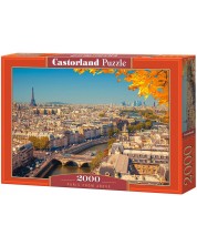 Παζλ Castorland 2000 κομμάτια - Το Παρίσι από ψηλά -1