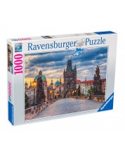 Παζλ  Ravensburger 1000 κομμάτια - Βόλτα στη γέφυρα του Καρόλου 