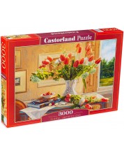 Παζλ Castorland 3000 κομμάτια -Λουλούδια στο τραπέζι