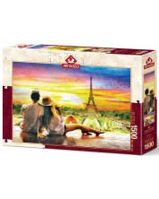 Παζλ Art Puzzle 1500 κομμάτια - Ρομαντικό ηλιοβασίλεμα -1