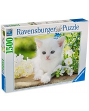 Παζλ Ravensburger 1500 τεμαχίων -Λευκό γατάκι