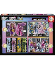 Παζλ Educa 4 σε 1 - Monster High
