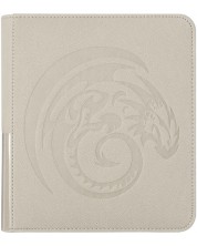 Φάκελο αποθήκευσης καρτών Dragon Shield Zipster - Ashen White (Small) -1