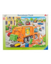 Παζλ Ravensburger 35 κομμάτια - Φορτηγό καθαρισμού