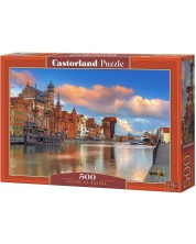 Παζλ Castorland 500 κομμάτια  - Τα χρώματα του Gdansk -1