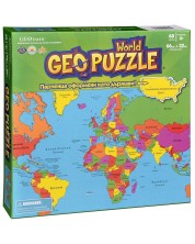 Παζλ GeoPuzzle 68 κομμάτια - Κόσμος -1
