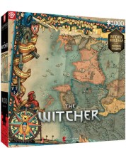 Παζλ   Good Loot 1000 τεμαχίων - The Witcher 3: The Northern Kingdoms