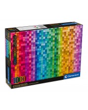 Παζλ Clementoni 1000 κομμάτια - Έγχρωμα pixel -1