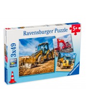 Παζλ Ravensburger 3 x 49 κομμάτια - Μηχανές κατασκευής