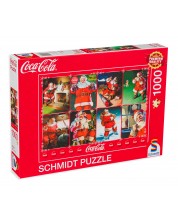 Παζλ  Schmidt 1000 κομμάτια -Άγιος Βασίλης και Coca Cola