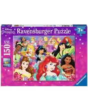 Παζλ Ravensburger 150 κομμάτια - XXL -Πριγκίπισσες της Disney - Τα όνειρα γίνονται πραγματικότητα