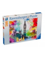 Παζλ Ravensburger  500 τεμαχίων -Χαιρετισμούς από το Λονδίνο