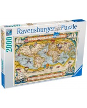Παζλ Ravensburger 2000 τεμαχίων- Παγκόσμιος χάρτης