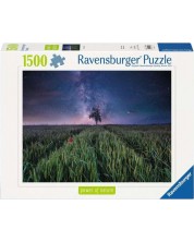 Παζλ Ravensburger  1500 κομμάτια - Νυχτερινός ουρανός πάνω από τα χωράφια -1