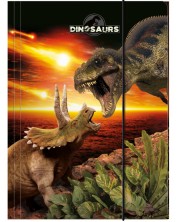 Φάκελος με λάστιχο   Derform Dinosaur 18 - A4